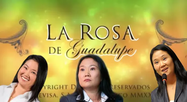 Cortan la Rosa de Guadalupe para transmitir marcha de Fuerza Popular. Cortan la Rosa de Guadalupe para transmitir marcha de Fuerza Popular.