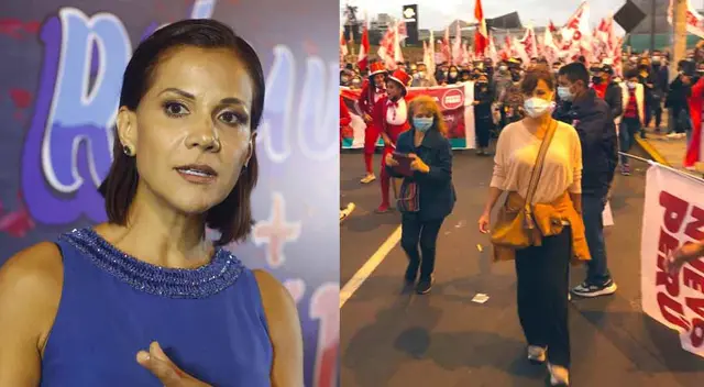 La recordada actriz de Al fondo hay sitio expresó su postura al participar en la marcha No a Keiko. La recordada actriz de Al fondo hay sitio expresó su postura al participar en la marcha No a Keiko.