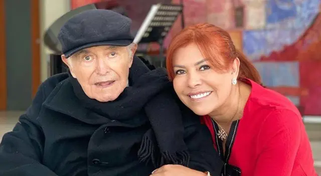 La periodista Magaly Medina adjuntó una foto en la que aparece junto a su padre. La periodista Magaly Medina adjuntó una foto en la que aparece junto a su padre.