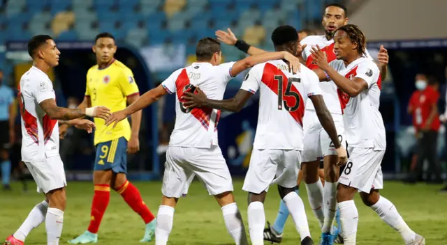 Perú le ganó 2-1 a Colombia y respira en la Copa América 2021