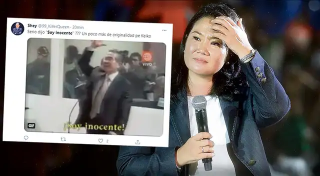 Twitter Keiko Fujimori en audiencia pública 21 de junio
