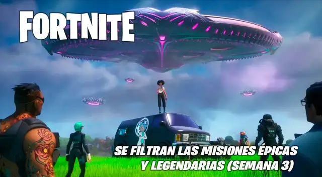 Fortnite Temporada 7: se filtran las misiones épicas y legendarias - Semana 3