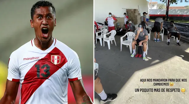 Renato Tapia se indignó por lugar que usaron como vestuario