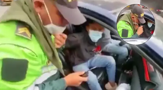 Policía peruano se olvidó del hisopo y decidió verificar si era una sustancia prohibida a su manera Policía peruano se olvidó del hisopo y decidió verificar si era una sustancia prohibida a su manera