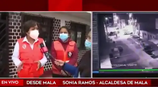 Alcaldesa de Mala solicita apoyo para familias damnificadas por el sismo.