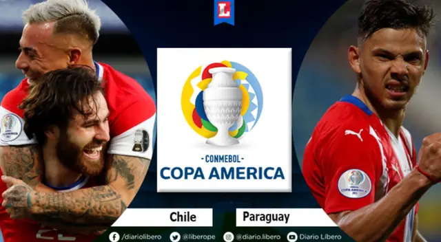 Chile vs Paraguay, por la cuarta fecha del Grupo A de la Copa América.