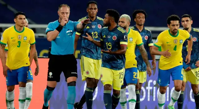 Brasil, con polémica, le volteó el partido a Colombia. Brasil, con polémica, le volteó el partido a Colombia.