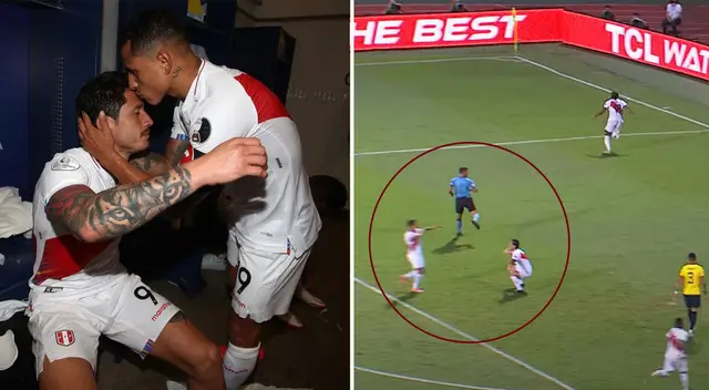 Gianluca Lapadula tuvo efusivo abrazo con Yoshimar Yotún Gianluca Lapadula tuvo efusivo abrazo con Yoshimar Yotún
