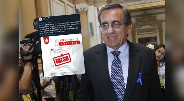 Jurado Nacional de Elecciones desmiente a Jorge del Castillo y al documento falso que publicó.