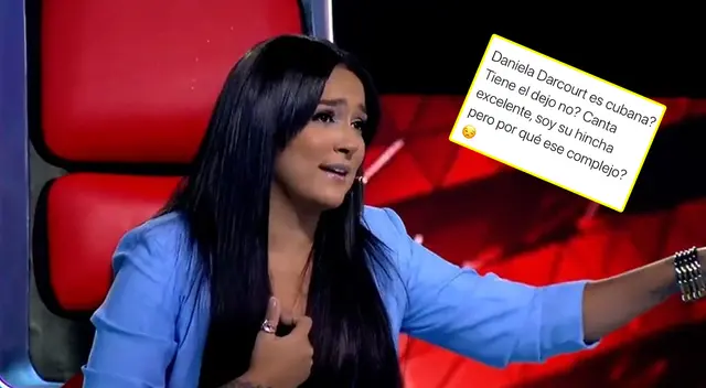 Daniela Darcourt explica por qué tiene dejo de cubana tras criticas.
