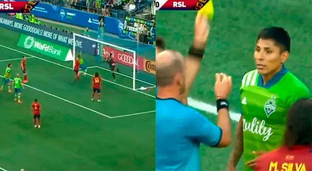 Raúl Ruidíaz trató de anotar en la MLS con la mano.