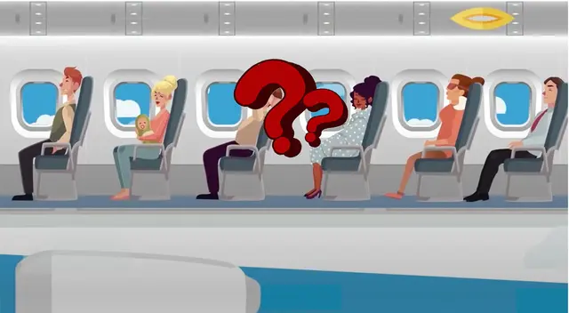 Encuentra al pasajero muerto.