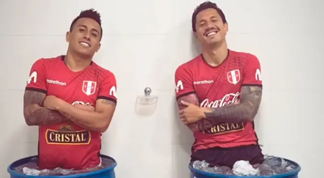 Gianluca Lapadula y su complicidad con Christian Cueva. Gianluca Lapadula y su complicidad con Christian Cueva.
