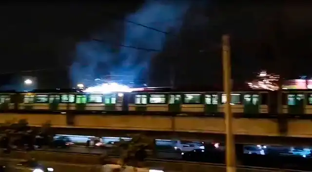 Reportan explosión en el Metro de Lima Reportan explosión en el Metro de Lima