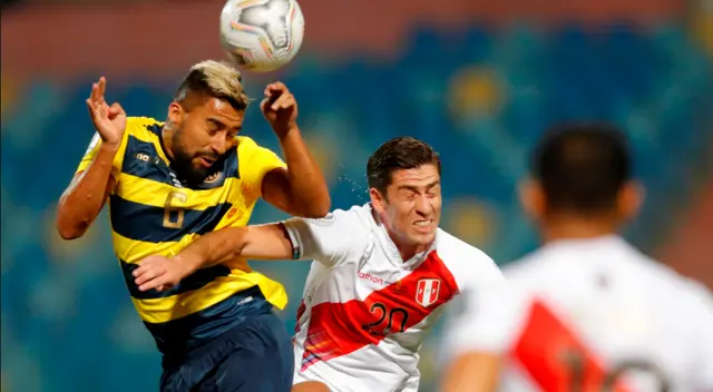 Santiago Ormeño ha disputado dos partidos con la Selección Peruana