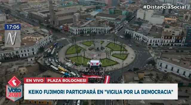 Marcha de Keiko Fujimori luce vacía