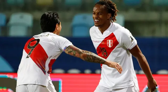 André Carrillo se colocó como delantero en el segundo tiempo y fue clave para la victoria peruana. André Carrillo se colocó como delantero en el segundo tiempo y fue clave para la victoria peruana.