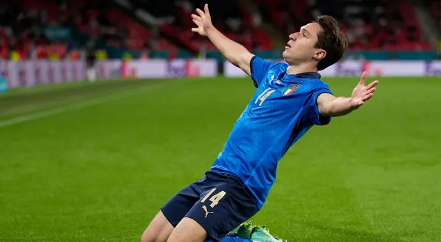 Federico Chiesa suma 2 goles con la selección absoluta de Italia. Federico Chiesa suma 2 goles con la selección absoluta de Italia.