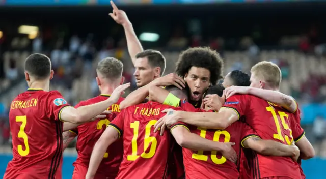 Bélgica a punto de meterse a cuartos de la Eurocopa Bélgica a punto de meterse a cuartos de la Eurocopa