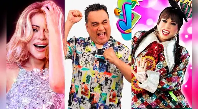 Gisela Valcárcel con Reinas del show superaron a JB en ATV y El reventonazo de la chola. Foto: Composición.