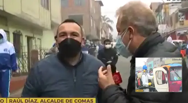 Alcalde Raúl Díaz aseguró que está en constante comunicación con la Diris para saber más casos de la variante Delta