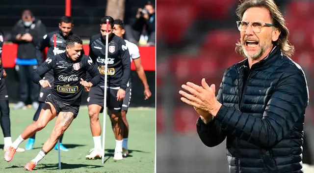 Ricardo Gareca motiva a sus jugadores antes de enfrentar a Paraguay. Ricardo Gareca motiva a sus jugadores antes de enfrentar a Paraguay.