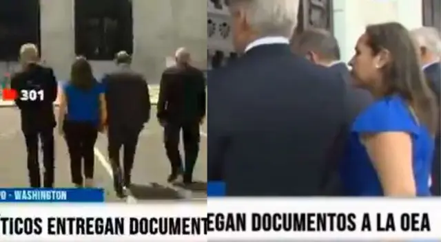 Políticos viajaron a EE. UU. para presentar informe a la OEA, pero nadie los atendió - VIDEO Políticos viajaron a EE. UU. para presentar informe a la OEA, pero nadie los atendió - VIDEO