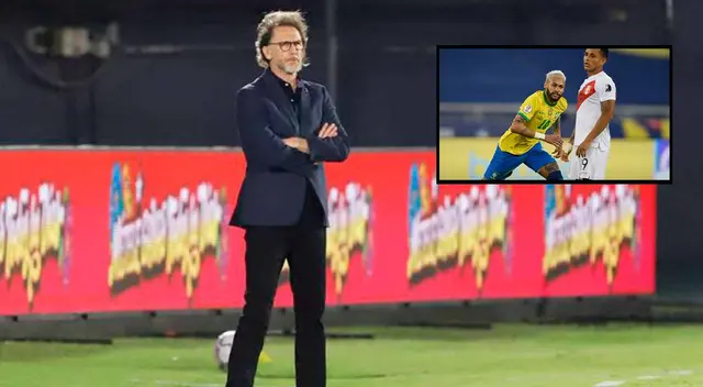 Ricardo Gareca hizo una reflexión sobre el partido ante Brasil