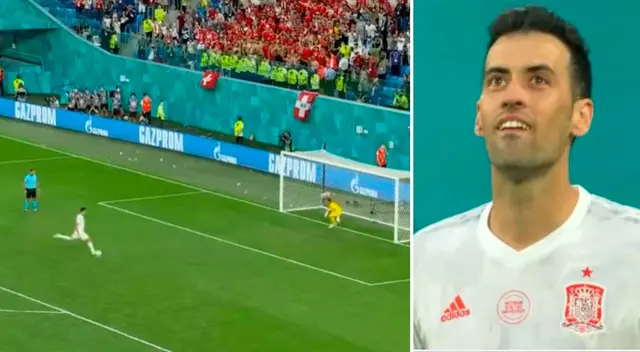 Era para meterle emoción: hinchas españoles ironizan penal fallado de Sergio Busquets Era para meterle emoción: hinchas españoles ironizan penal fallado de Sergio Busquets