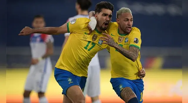 Brasil ganó a Chile en los cuartos de final de la Copa América 2021. Foto: AFP Brasil ganó a Chile en los cuartos de final de la Copa América 2021. Foto: AFP