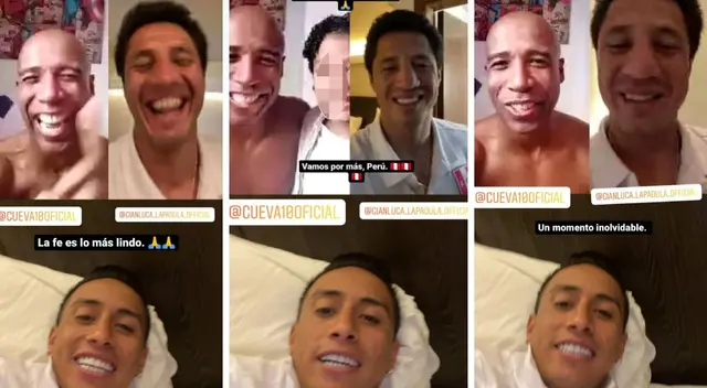 'Cuto' Guadalupe tuvo videollamada con Lapadula y Cueva: 'Cuto' Guadalupe tuvo videollamada con Lapadula y Cueva: