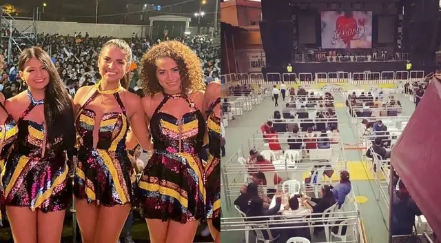 Corazón Serrano encabezó el primer concierto presencial en el Huaralino.