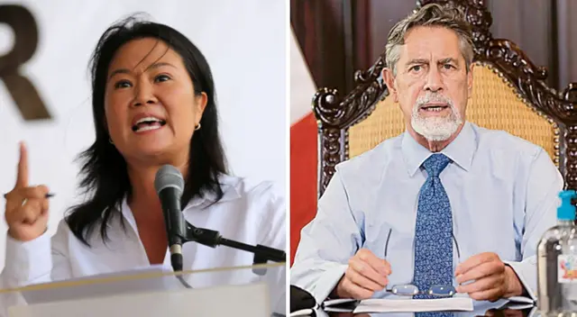 Keiko Fujimori arremete contra Francisco Sagasti. Keiko Fujimori arremete contra Francisco Sagasti.