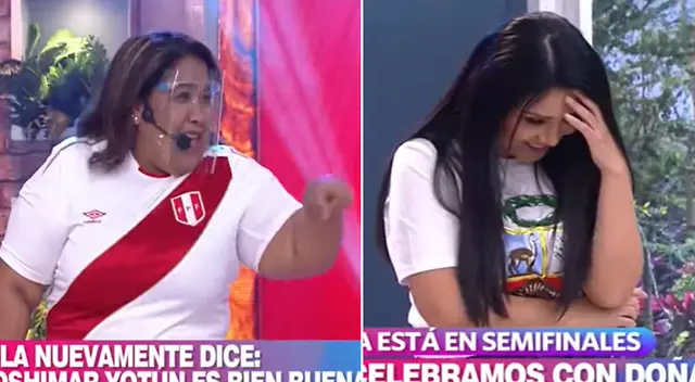 Mamá de Yoshimar Yotún le jala de los cabellos a Tula Rodríguez Mamá de Yoshimar Yotún le jala de los cabellos a Tula Rodríguez