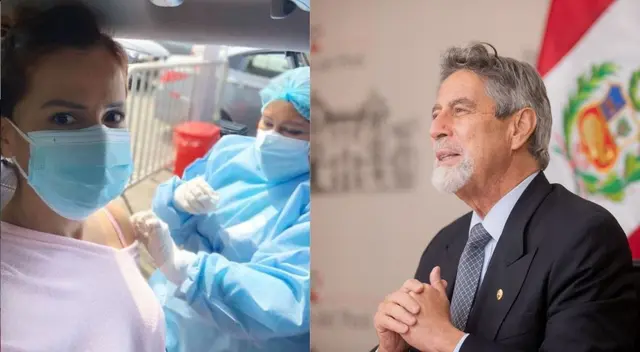 Mónica Sánchez agradeció al presidente Sagasti por vacunas contra la COVID-19