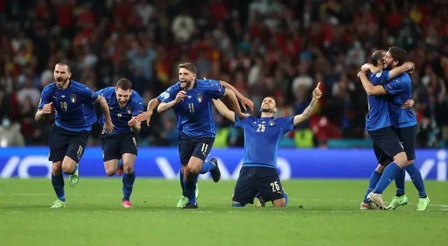 Italia a la final de la Eurocopa tras vencer a España por penales