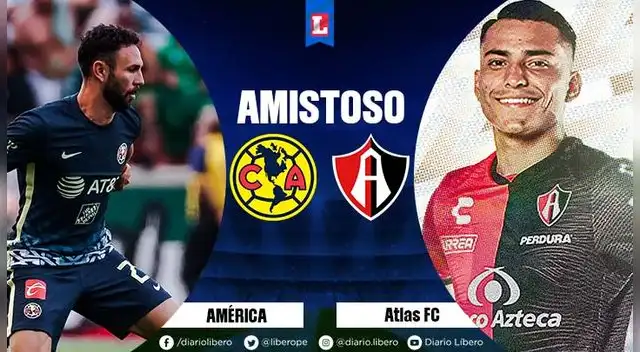 América vs Atlas FC en partido amistoso desde California América vs Atlas FC en partido amistoso desde California
