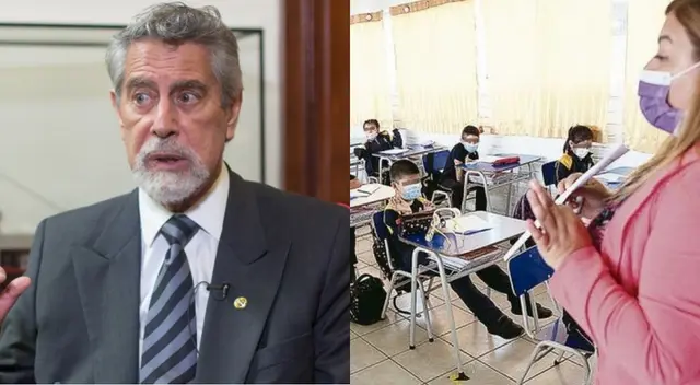 Sagasti se refiere al pronto retorno de las clases presenciales. Sagasti se refiere al pronto retorno de las clases presenciales.