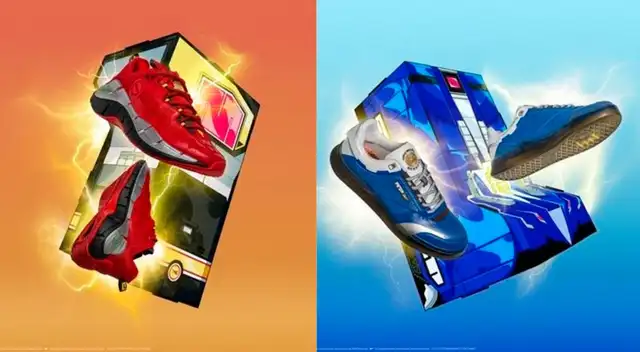 Reebok lanza nueva colección inspirada en los Power Rangers.