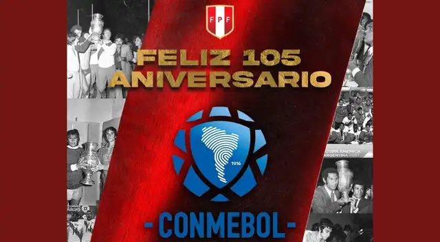 FPF felicitó a Conmebol por su 105° aniversario FPF felicitó a Conmebol por su 105° aniversario