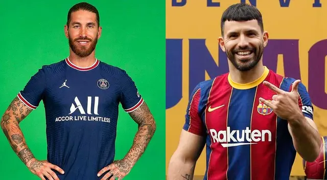 Sergio Ramos y Sergio Agüero cambiaron de equipo para esta temporada.