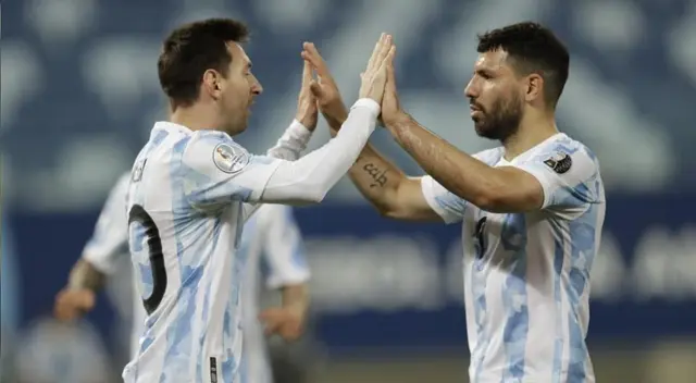 FC Barcelona: "¡Leo Messi y Sergio Agüero, campeones de la Copa América! FC Barcelona: "¡Leo Messi y Sergio Agüero, campeones de la Copa América!
