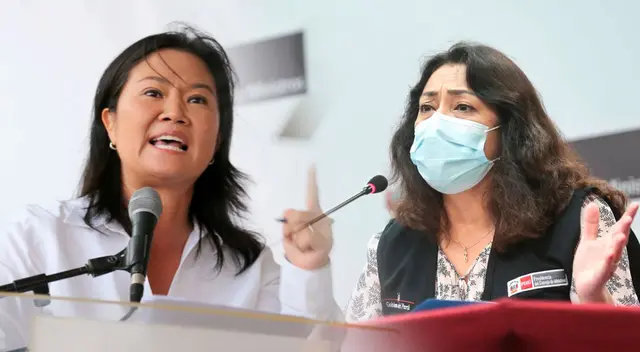 Violeta Bermúdez sobre declaraciones de Keiko Fujimori sobre que el Presidente Francisco Sagasti utiliza viste la camiseta de Perú Libre