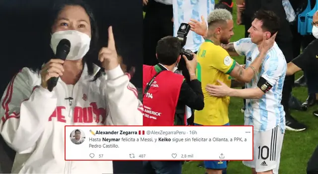 Usuarios piden que Keiko Fujimori Usuarios piden que Keiko Fujimori
