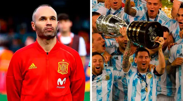 Andrés Iniesta se refirió a la obtención de Messi