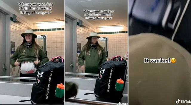 TikTok: Logra meter más equipaje en el vuelo y hacerlo pasar por embarazo TikTok: Logra meter más equipaje en el vuelo y hacerlo pasar por embarazo