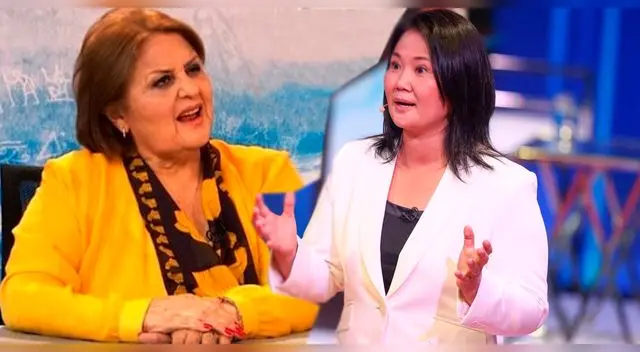 Carmen González arremetió contra Keiko Fujimori en Twitter. Foto: composición.