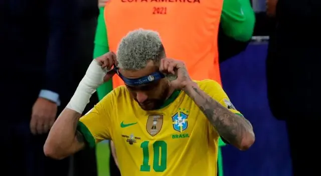 Neymar Jr dejó un insulto a los ganadores de la Copa América 2021. Foto: Antonio Lacerda / EFE