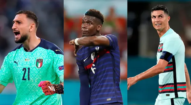 La UEFA incluyó a Donnarumma, Pogba y Ronaldo en el once ideal de la EURO.