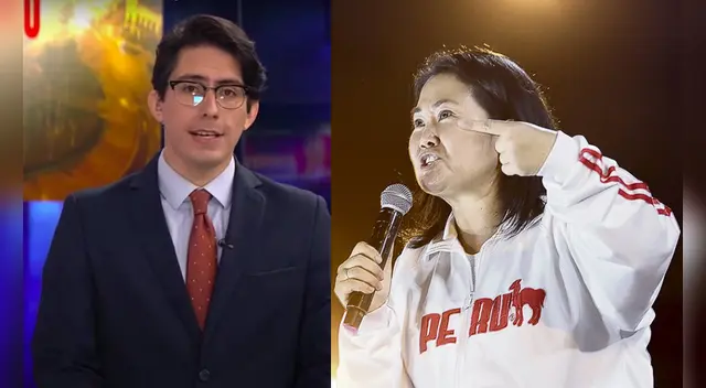 Sebastián Salazar tuvo irónico comentario sobre Keiko Fujimori en Cuarto Poder.